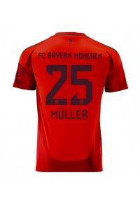 Fotbalové Dres Bayern Munich Thomas Muller #25 Domácí Oblečení 2024-25 Krátký Rukáv